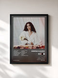 #noir Tableau de l'album About Time de Sabrina Claudio, cadre noir, imprimé et encadré en France