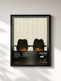 #noir Tableau de l'album King Of Rock (Expanded Edition) de Run-DMC, cadre noir, imprimé et encadré en France