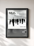 #noir Tableau de l'album Volume 02 de Titãs, cadre noir, imprimé et encadré en France