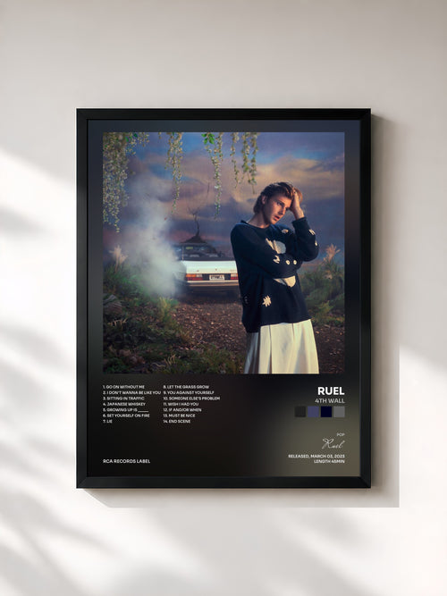 Ruel · 4TH WALL — Affiche encadrée
