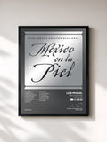 #noir Tableau de l'album Mexico en la Piel (edicion diamante) de Luis Miguel, cadre noir, imprimé et encadré en France