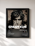 #noir Tableau de l'album 24 Golpes de Mikel Erentxun, cadre noir, imprimé et encadré en France
