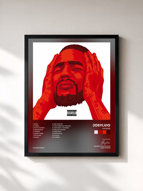 Josylvio · Ma3seb — Affiche encadrée