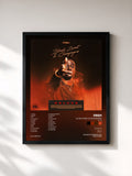 #noir Tableau de l'album Bloed Zweet & Champagne (Deluxe) de Frsh, cadre noir, imprimé et encadré en France