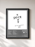 #noir Tableau de l'album Wer Sagt Denn Das? de Deichkind, cadre noir, imprimé et encadré en France