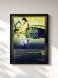 #noir Tableau de l'album Themes From "Calmi Cuori Appassionati" de Enya, cadre noir, imprimé et encadré en France