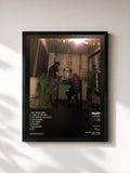 #noir Tableau de l'album Owtside de Mudi, cadre noir, imprimé et encadré en France