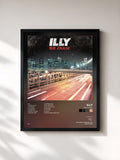 #noir Tableau de l'album The Chase de Illy, cadre noir, imprimé et encadré en France