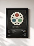 #noir Tableau de l'album The Original Motion Picture Soundtrack de Saint Motel, cadre noir, imprimé et encadré en France