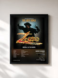 #noir Tableau de l'album Zorro (Original London Cast Recording) de Gipsy Kings, cadre noir, imprimé et encadré en France
