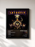 #noir Tableau de l'album Catarsis de Natos y Waor, cadre noir, imprimé et encadré en France