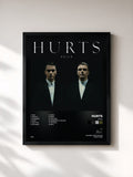 #noir Tableau de l'album Exile de Hurts, cadre noir, imprimé et encadré en France