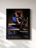 #noir Tableau de l'album Return of the Mack de Mark Morrison, cadre noir, imprimé et encadré en France