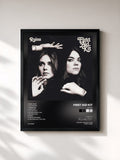 #noir Tableau de l'album Ruins de First Aid Kit, cadre noir, imprimé et encadré en France