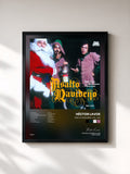 #noir Tableau de l'album Asalto Navideño: Vol. 1 & 2 de Héctor Lavoe, cadre noir, imprimé et encadré en France