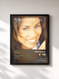 #noir Tableau de l'album Deborah Cox de Deborah Cox, cadre noir, imprimé et encadré en France