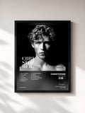 #noir Tableau de l'album Told You So de Christopher, cadre noir, imprimé et encadré en France