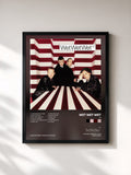 #noir Tableau de l'album 10 de Wet Wet Wet, cadre noir, imprimé et encadré en France