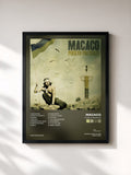 #noir Tableau de l'album Puerto Presente de Macaco, cadre noir, imprimé et encadré en France