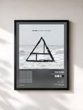 #noir Tableau de l'album The Face Of The Planet de The Subs, cadre noir, imprimé et encadré en France