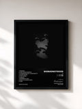 #noir Tableau de l'album III de Badbadnotgood, cadre noir, imprimé et encadré en France