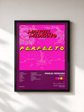 #noir Tableau de l'album PERFECTO (Deluxe Edition) de Manuel Medrano, cadre noir, imprimé et encadré en France