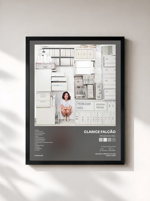 Clarice Falcão · Problema Meu — Affiche encadrée
