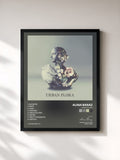 #noir Tableau de l'album Urban Flora de Alina Baraz, cadre noir, imprimé et encadré en France