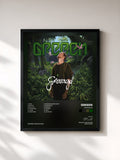 #noir Tableau de l'album Smaragd de GReeeN, cadre noir, imprimé et encadré en France