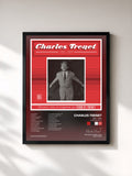 #noir Tableau de l'album 1951 - 1954 (Remasterisé en 2017) de Charles Trenet, cadre noir, imprimé et encadré en France