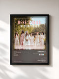 #noir Tableau de l'album Here's to Us: Wedding Songs de Cimorelli, cadre noir, imprimé et encadré en France