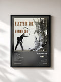 #noir Tableau de l'album Human Zoo de Electric Six, cadre noir, imprimé et encadré en France