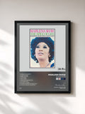 #noir Tableau de l'album The Spice Of Life de Marlena Shaw, cadre noir, imprimé et encadré en France