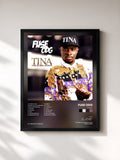 #noir Tableau de l'album T.I.N.A. de Fuse ODG, cadre noir, imprimé et encadré en France
