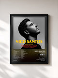 #noir Tableau de l'album Nico Santos (Special Edition) de Nico Santos, cadre noir, imprimé et encadré en France