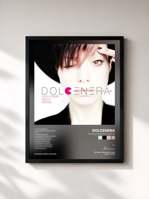 Dolcenera · Evoluzione della specie — Affiche encadrée