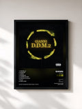 #noir Tableau de l'album D.D.M 2 de Gianni, cadre noir, imprimé et encadré en France