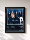 #noir Tableau de l'album Thank You & Goodnight de Boyzone, cadre noir, imprimé et encadré en France