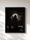 #noir Tableau de l'album THE INSIDE OUTTAKES de Bo Burnham, cadre noir, imprimé et encadré en France