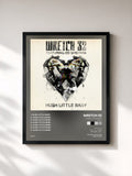 #noir Tableau de l'album Hush Little Baby (Remixes) de Wretch 32, cadre noir, imprimé et encadré en France