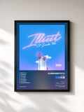 #noir Tableau de l'album Illicit de ElGrandeToto, cadre noir, imprimé et encadré en France