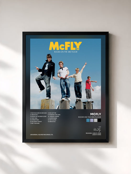 McFly · Room On The 3rd Floor — Affiche encadrée
