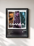 #noir Tableau de l'album Regresa de Camila, cadre noir, imprimé et encadré en France