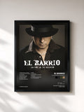 #noir Tableau de l'album La Voz de Mi Silencio de El Barrio, cadre noir, imprimé et encadré en France