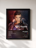 #noir Tableau de l'album Saade, Vol. 2 de Eric Saade, cadre noir, imprimé et encadré en France