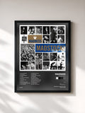 #noir Tableau de l'album Madstock! de Madness, cadre noir, imprimé et encadré en France