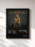 #noir Tableau de l'album Anna Zero de Anna Tatangelo, cadre noir, imprimé et encadré en France