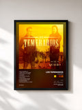 #noir Tableau de l'album Te Quiero de Los Temerarios, cadre noir, imprimé et encadré en France