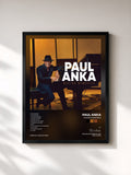 #noir Tableau de l'album Making Memories de Paul Anka, cadre noir, imprimé et encadré en France