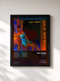 #noir Tableau de l'album Wet Dream de Max Romeo, cadre noir, imprimé et encadré en France